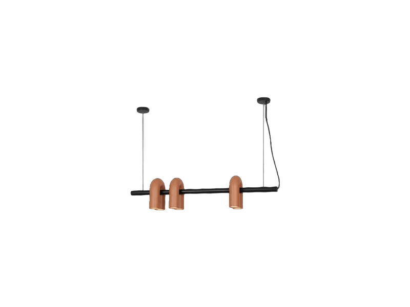 Suspension Linéaire LED à 3 Tubes en U